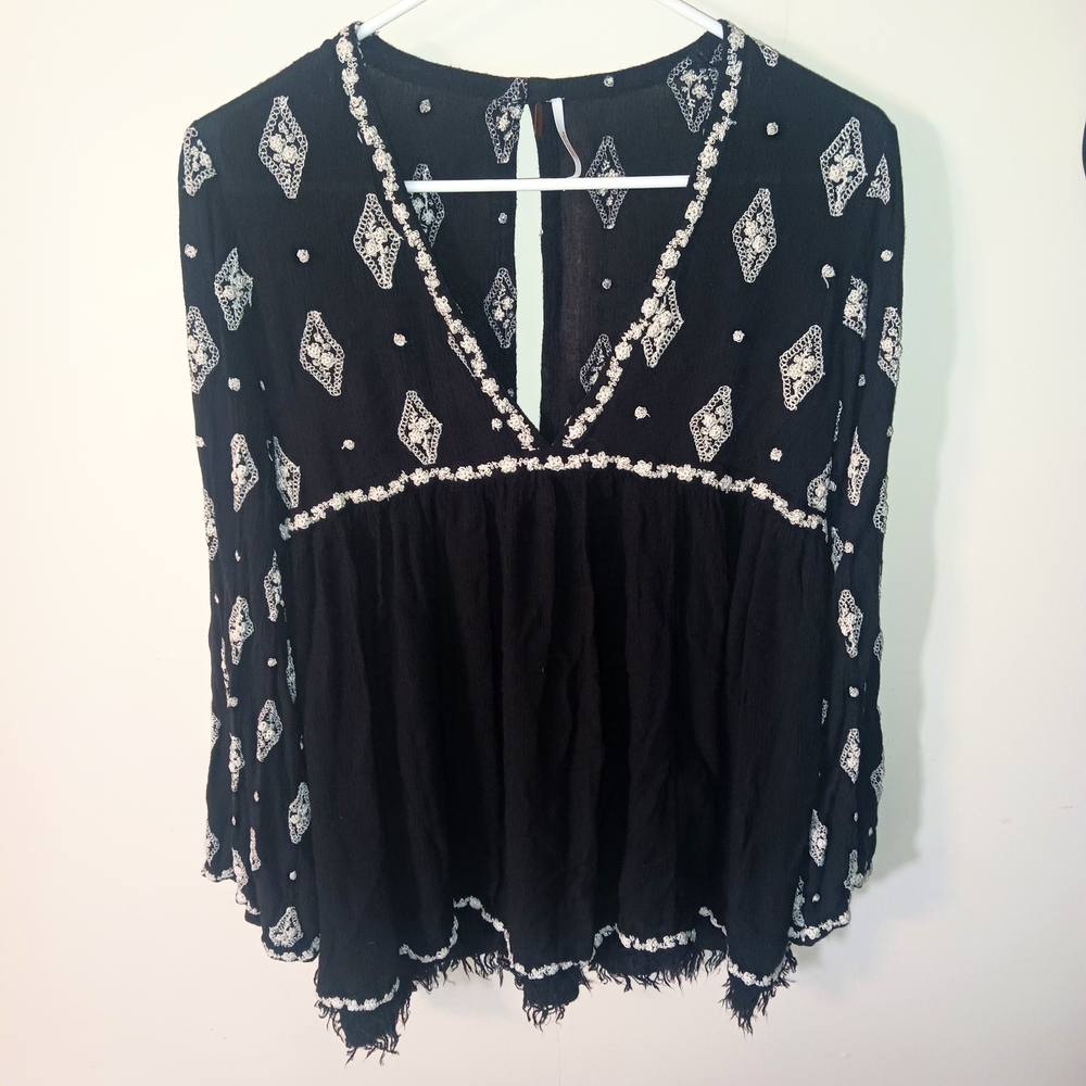 Black and White Women's Top